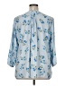 NYDJ Blue 3/4 Sleeve Blouse Size XL - photo 2