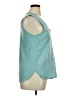 James Perse Teal Sleeveless Top Size XL (4) - photo 4