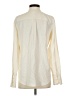 J.Crew 100% Silk Color Block Ivory Long Sleeve Silk Top Size XS - photo 2