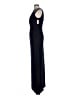 Xscape Black Blue Cocktail Dress Size 10 - photo 5