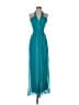 BCBGMAXAZRIA Solid Teal Cocktail Dress Size 4 - photo 1