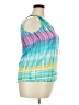 Calvin Klein 100% Polyester Teal Sleeveless Blouse Size XXL (estimated) - photo 4