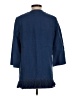 Tory Burch 100% Linen Blue Coat Size 0 - photo 2