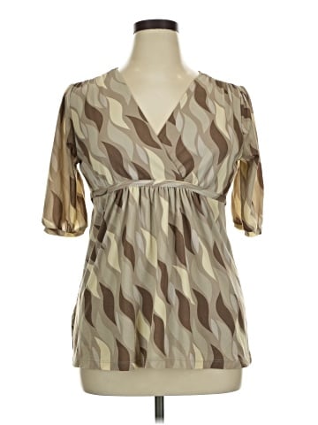 a.n.a. A New Approach Short Sleeve Blouse (view 1)