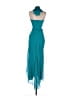 BCBGMAXAZRIA Solid Teal Cocktail Dress Size 4 - photo 2