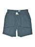 Old Navy 100% Cotton Solid Teal Cargo Shorts Size 10 - 12 - photo 1