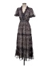 Max Studio 100% Polyester Paisley Purple Casual Dress Size S - photo 1