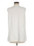 Talbots 100% Cotton Ivory Sleeveless Blouse Size M - photo 2