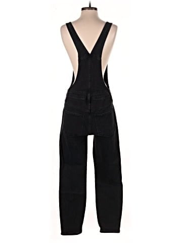 Madewell Skinny Overalls in Lunar Wash (view 2)