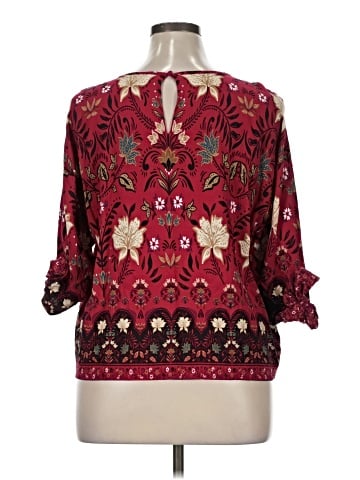 Ann Taylor LOFT 3/4 Sleeve T-Shirt (view 2)