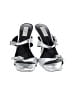 Steven New York Metallic Silver Sandals Size 7 1/2 - photo 2