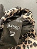 Buffalo by David Bitton 100% Polyester Animal Print Black Short Sleeve Blouse Size M - photo 8