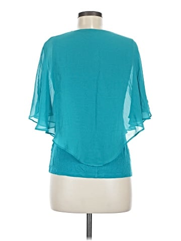 JM Collection Short Sleeve Blouse (view 2)