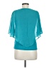 JM Collection Teal Short Sleeve Blouse Size M (petite) - photo 2