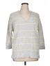 Kinross 100% Cashmere Gray Cashmere Pullover Sweater Size XL - photo 1