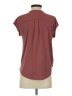 Green Envelope Burgundy Short Sleeve Top Size S - photo 2
