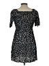 Persaya Polka Dots Black Casual Dress Size L - photo 2