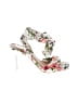 INC International Concepts Floral Multi Color White Sandals Size 7 1/2 - photo 1