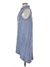 Max Studio 100% Rayon Checkered-gingham Blue Casual Dress Size M - photo 5