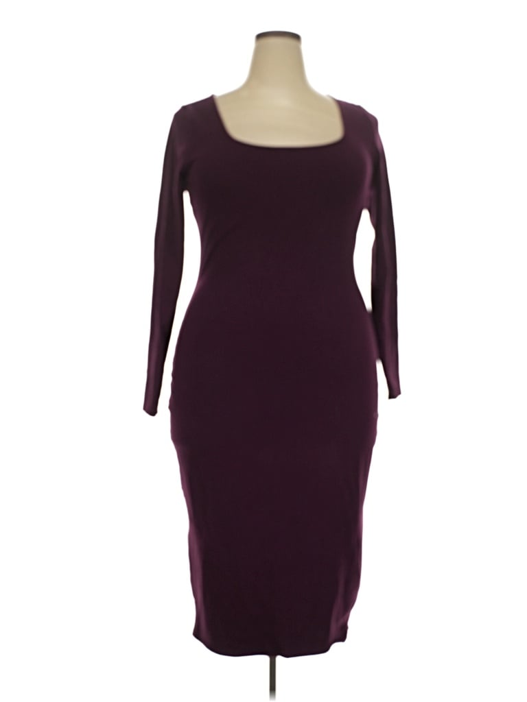 Pre-owned Ava & Viv Cocktail Dress In Burgundy