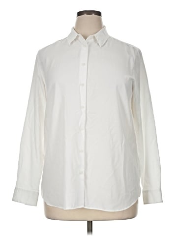 Uniqlo Long Sleeve Button-Down Shirt (view 1)