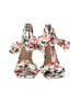 INC International Concepts Floral Multi Color White Sandals Size 7 1/2 - photo 2