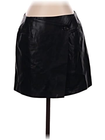 ASTR The Label Faux Leather Skirt (view 1)