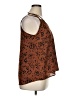 Papermoon 100% Polyester Brown Sleeveless Blouse Size XL - photo 4