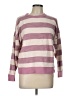 J.Crew 100% Cotton Stripes Pink Pullover Sweater Size L - photo 1