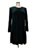 Another Thyme Solid Teal Casual Dress Size 14 - photo 1