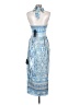Lulus 100% Polyester Paisley Blue Casual Dress Size S - photo 2
