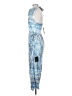 Lulus 100% Polyester Paisley Blue Casual Dress Size S - photo 5