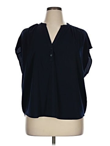 Banana Republic Factory Store Short Sleeve Blouse (view 1)
