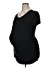 Smallshow Black Short Sleeve Top Size XL Maternity - photo 1