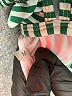 Unbranded Stripes Green Swimsuit Top Size M - photo 3