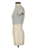 Shein Silver Short Sleeve Turtleneck Size 2 - photo 5