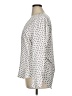 Ann Taylor Polka Dots Ivory 3/4 Sleeve Blouse Size XL - photo 5