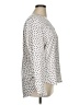 Ann Taylor Polka Dots Ivory 3/4 Sleeve Blouse Size XL - photo 4