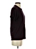 Reformation Stripes Burgundy Short Sleeve Turtleneck Size S - photo 4