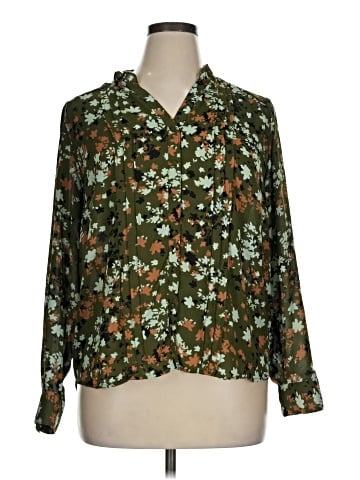 NANETTE Nanette Lepore Long Sleeve Blouse (view 1)