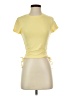 Arcade Yellow Short Sleeve Top Size XS - photo 1