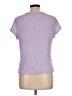Assorted Brands Purple Short Sleeve Blouse Size L - photo 2