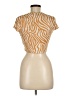 Dynamite 100% Lycra Gold Short Sleeve Turtleneck Size M - photo 2