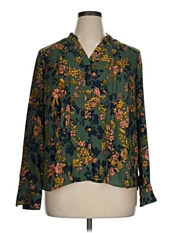 NANETTE Nanette Lepore Long Sleeve Blouse (view 1)