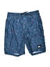 Quiksilver 100% Polyester Print Blue Teal Board Shorts Size 5 - photo 1