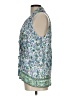 Etcetera Teal Sleeveless Blouse Size 12 - photo 5