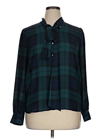 J.Crew Factory Store Long Sleeve Blouse (view 1)