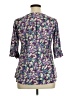 Unbranded Purple 3/4 Sleeve Blouse Size XL - photo 2
