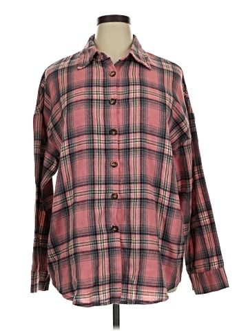 Fantaslook Long Sleeve Button-Down Shirt (view 1)