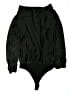 Express 100% Polyester Black Bodysuit Size L - photo 1